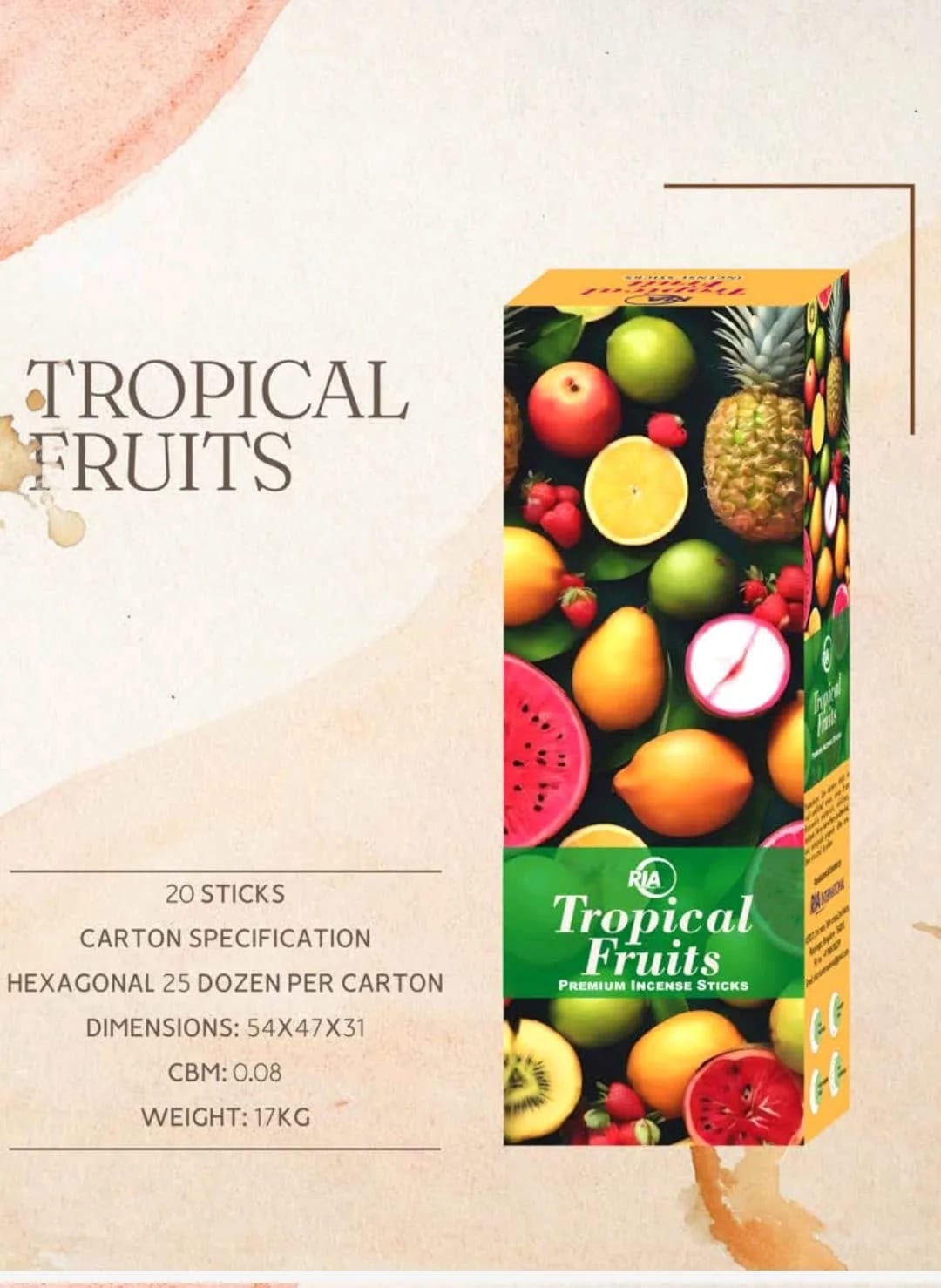 Tropical Fruits Incense