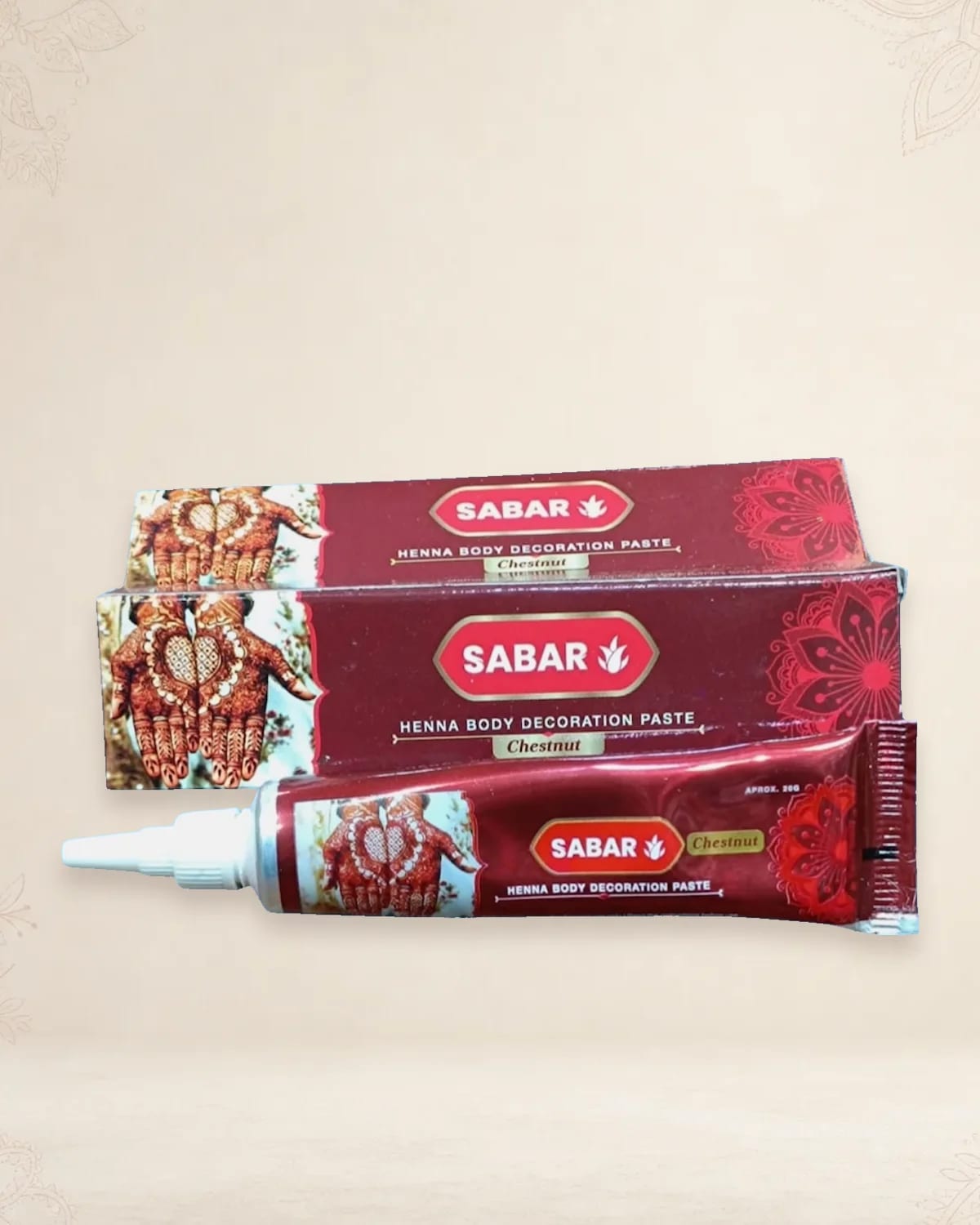 Red Tube Henna Set
