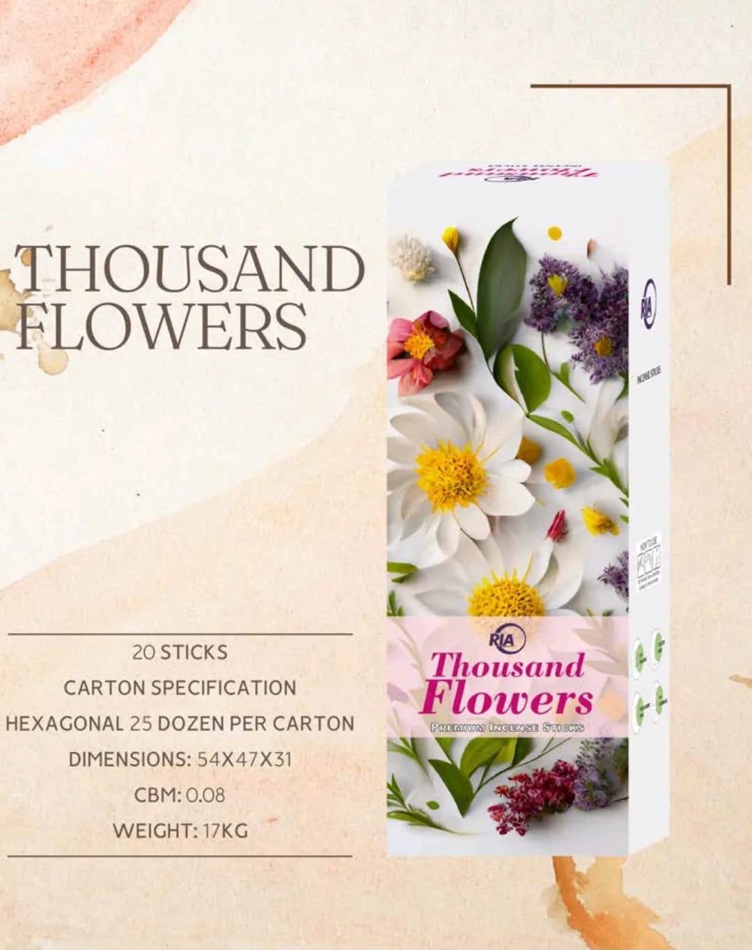 Thousand Flowers Incense